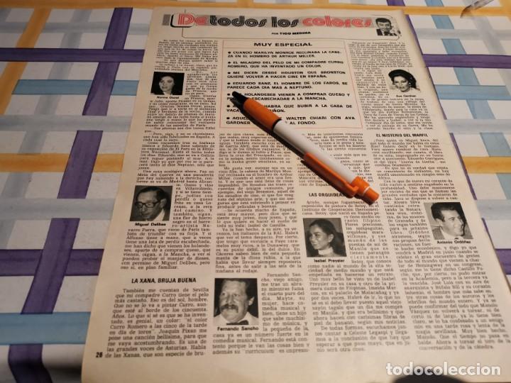 Coleccionismo de Revistas y Peri&oacute;dicos: NORMA DUVAL, ISABEL PREYSLER, AVA GARDNER, FERNANDO SANCHO, MIGUEL DELIBES RECORTE REVISTA 1984