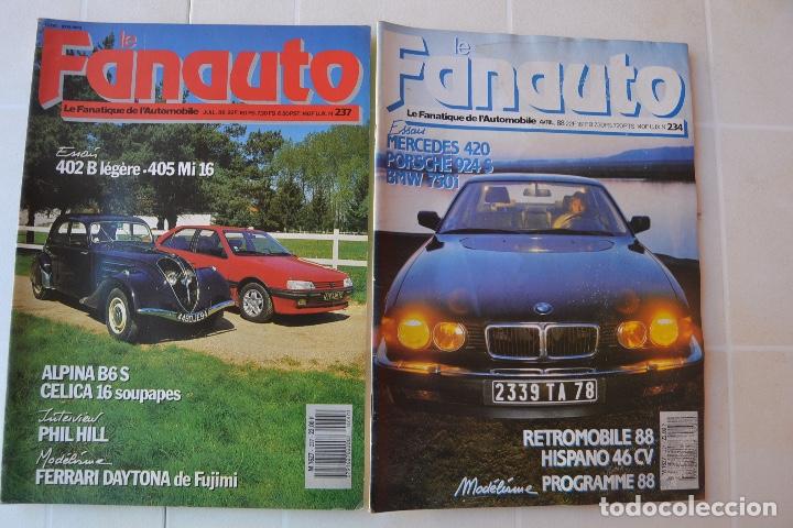 Coleccionismo de Revistas y Peri&oacute;dicos: 2 REVISTAS FANAUTO MERCEDES 420 , PORSCHE 924 S , BMW 750 I ,ALPINA B6S , CELICA 16