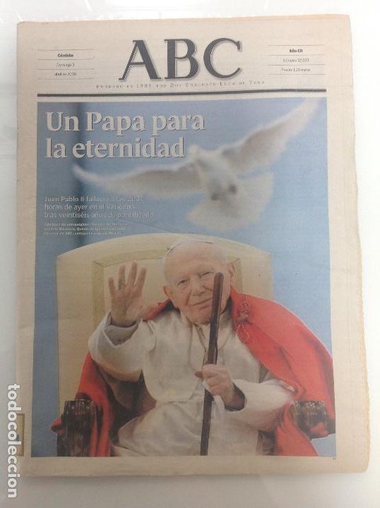Coleccionismo de Revistas y Peri&oacute;dicos: Antiguo periodico ABC
