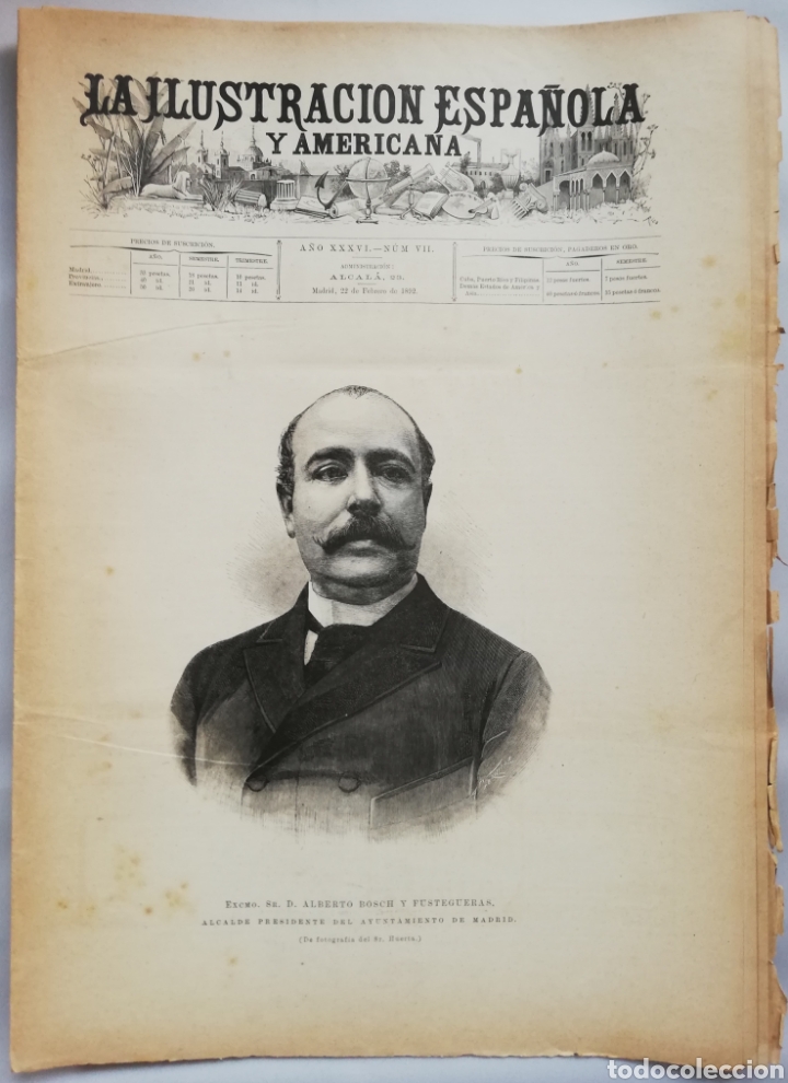 Coleccionismo de Revistas y Peri&oacute;dicos: ILU. ESPA&Ntilde;OLA Y AMERICANA - 1892 - T&Aacute;NGER (Marruecos) - Fotos, grabados, ilustraciones y anuncios...