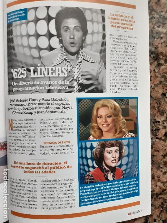 Sammeln von Zeitschriften und Zeitungen: 625 lineas mayra gomez kemp paca gabaldon mary francis