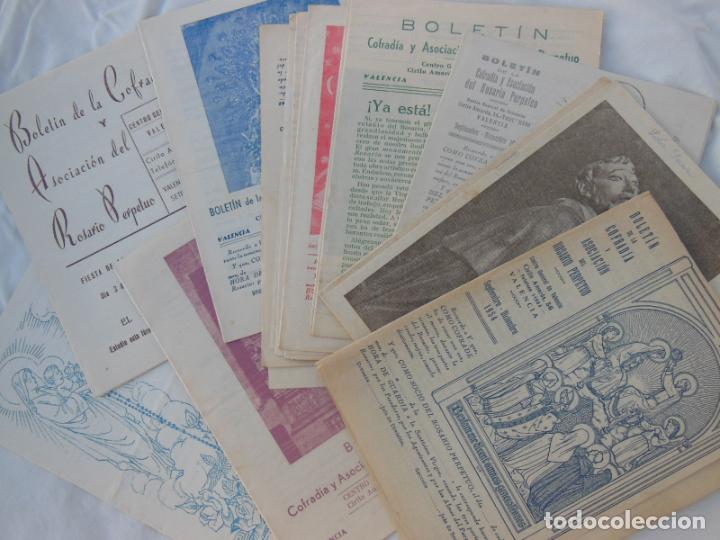 Colecionismo de Revistas e Jornais: LOTE DE 20 : BOLET&Iacute;N DE LA COFRAD&Iacute;A Y ASOCIACI&Oacute;N DEL ROSARIO PERPETUO. CENTRO GENERAL DE VALENCIA.