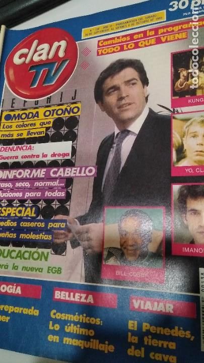 Coleccionismo de Revistas y Peri&oacute;dicos: REVISTA CLAN TV 138 A&Ntilde;O 1989 NOVEDADES EN TVE PEPE NAVARRO, KUNG FU, MUERTE PAQUIRRI
