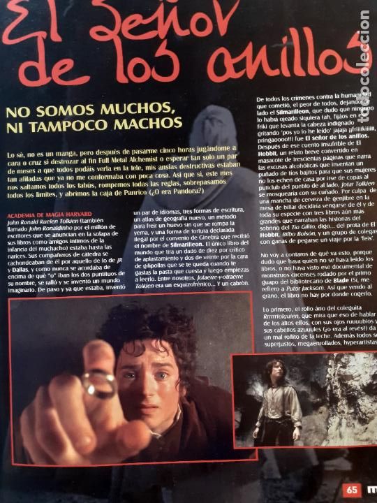Coleccionismo de revistas y peri&oacute;dicos: RECORTE el se&ntilde;or de los anillos