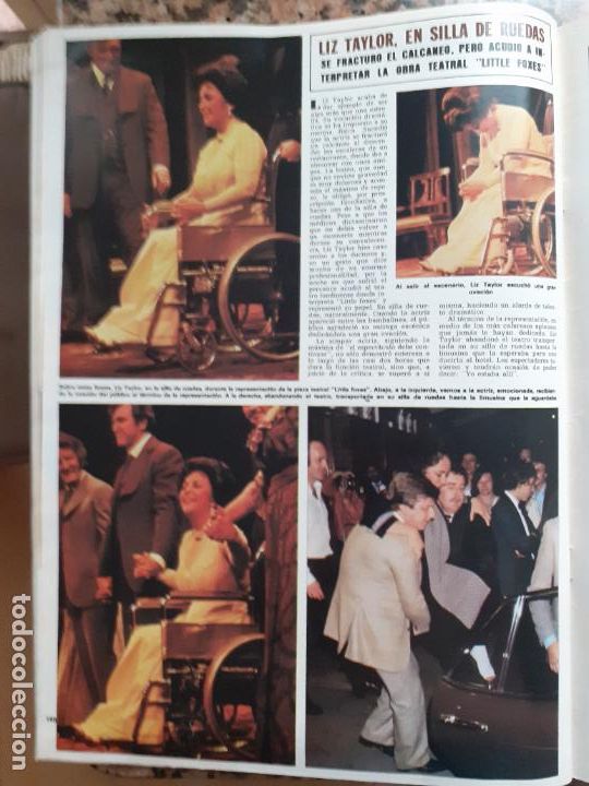Coleccionismo de Revistas y Peri&oacute;dicos: ELIZABETH TAYLOR LONDRES TEATRO LITTLE FOXES