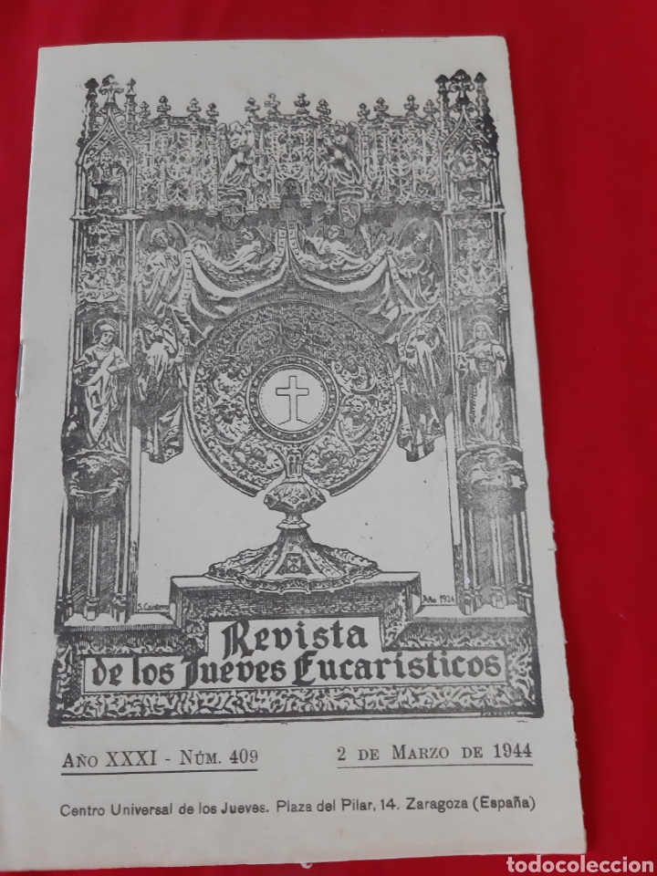 Coleccionismo de revistas y peri&oacute;dicos: Revista de los jueves eucaristicos n⁰ 409