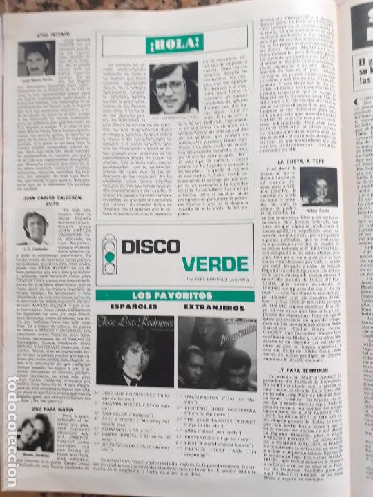 Coleccionismo de Revistas y Peri&oacute;dicos: nikka costa imagination juan carlos calderon jose luis rodriguez el puma maria jimenez