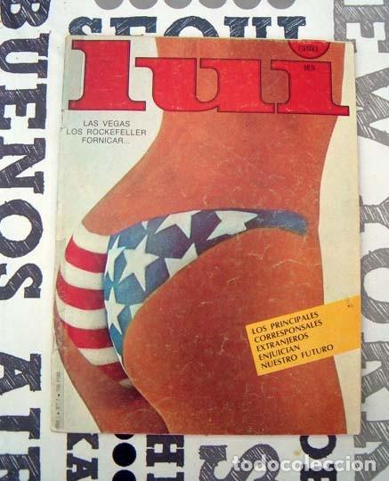 Collection Magazines and Newspapers: Revista LUI N&ordm; 7 / MOTOS Y BICICLETAS, ROCKEFELLER, LAS VEGAS, DESNUDOS, DESTAPE