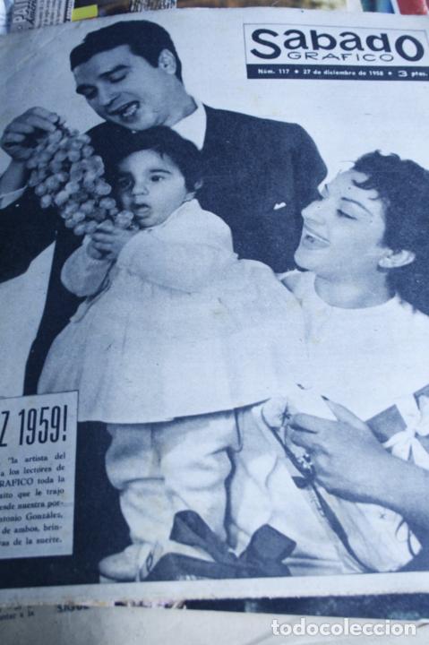 Coleccionismo de revistas y peri&oacute;dicos: LOLA FLORES LA CORU&Ntilde;A MARIA CALLAS SALVADOR DALI ZARZAPARRILLA 1958