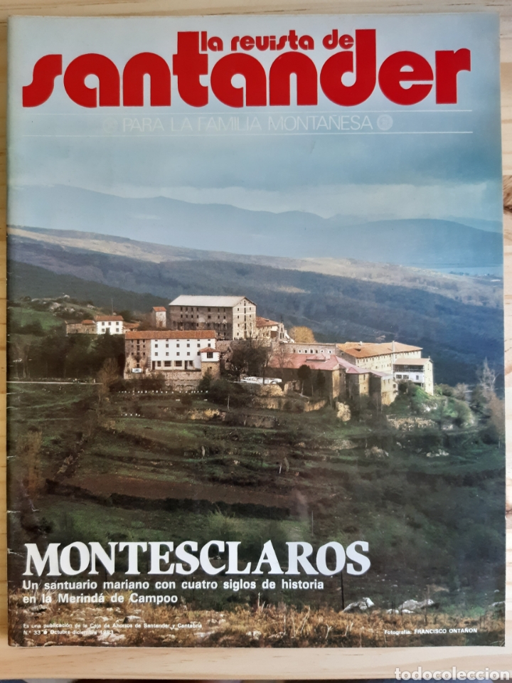 Coleccionismo de revistas y peri&oacute;dicos: Revista de Santander, Montesclaros,Alaska, Pc, General Cereceda,Suances, adopci&oacute;n, n&deg;33 Oct-Dic 1983
