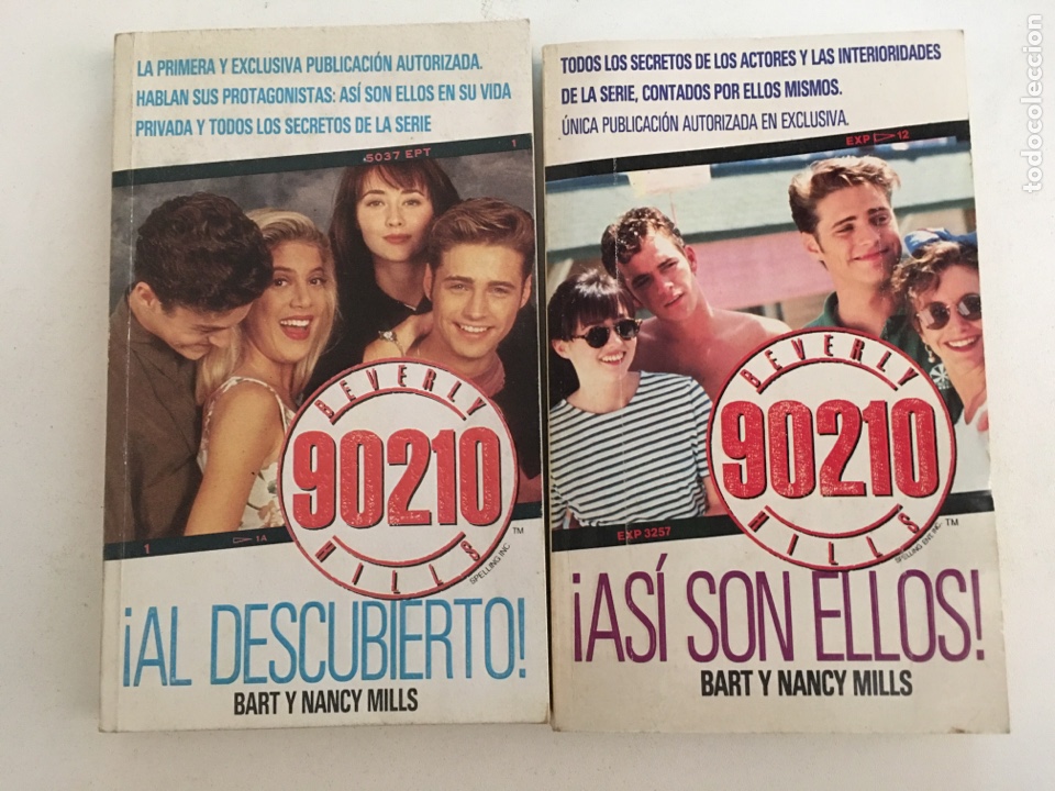 Coleccionismo de Revistas y Peri&oacute;dicos: 2 Libros Bervely Hills 90210 - ASI SON ELLOS Y AL DESCUBIERTO - LIBROS DE S&Uacute;PER POP