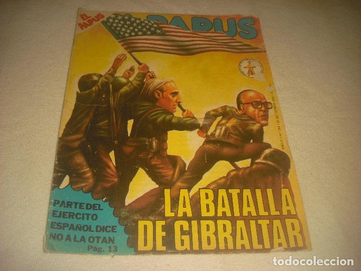 Coleccionismo de Revistas y Peri&oacute;dicos: EL PAPUS N. 384 . SEPTIEMBRE 1981 . LA BATALLA DE GIBRALTAR