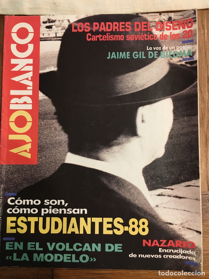 Coleccionismo de revistas y peri&oacute;dicos: Ajoblanco 2&ordf; epoca. 1988. Nazario, Gil de Biedma, Kapuscinsky....Ver sumario