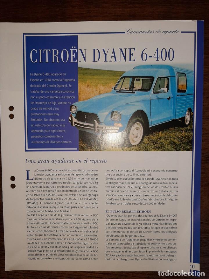 Coleccionismo de Revistas y Peri&oacute;dicos: Fasciculo furgoneta Citroen Dyane 6-400