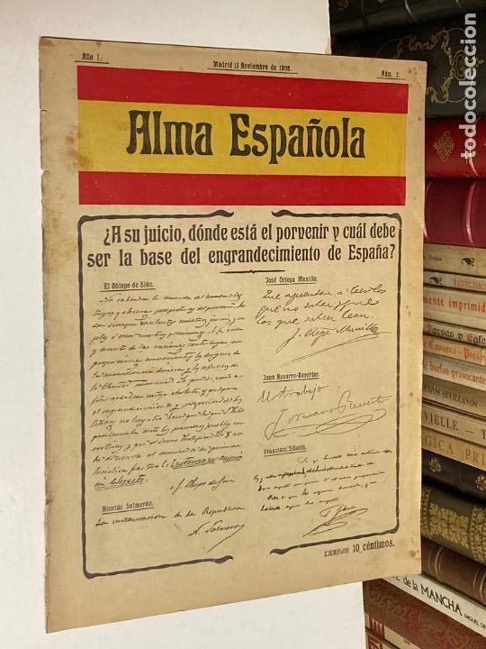 Coleccionismo de revistas y peri&oacute;dicos: A&Ntilde;O 1903 - REVISTA ALMA ESPA&Ntilde;OLA A&Ntilde;O I, N&Uacute;MERO 2 - LITERATURA GENERACI&Oacute;N DEL 98