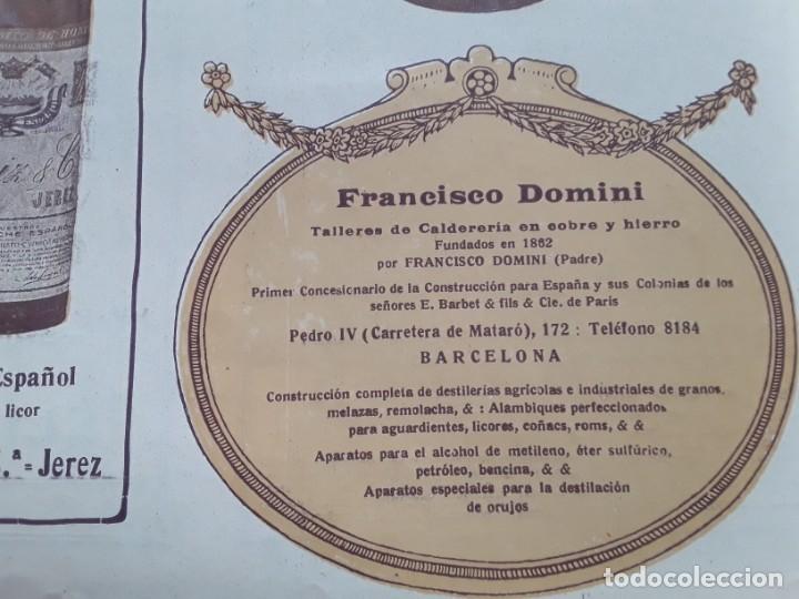 Collection Magazines and Newspapers: TALLERES DE CALDEDERIA EN COBRE Y HIERRO FRANCISCO DOMINI BARCELONA HOJA A&Ntilde;O 1920