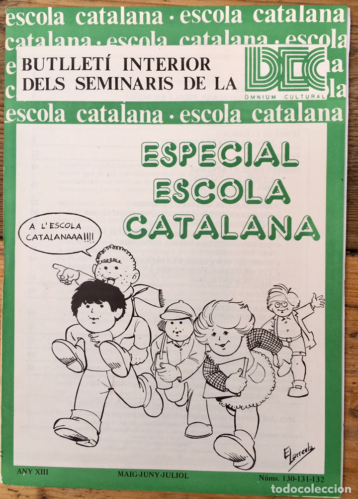 Coleccionismo de Revistas y Peri&oacute;dicos: Especial Escola Catalana 1976 &Ograve;mnium Cultural. Barcelona. 56 paginas. Ver sumario