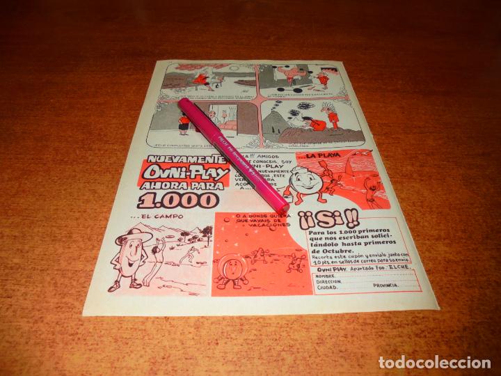 Coleccionismo de Revistas y Peri&oacute;dicos: PUBLICIDAD 1976: OVNI - PLAY