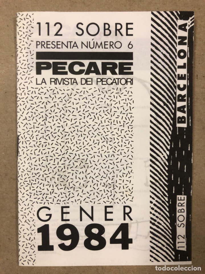 Coleccionismo de Revistas y Peri&oacute;dicos: 112 SOBRE N&ordm; 6 (BARCELONA 1984). HIST&Oacute;RICO MINI FANZINE ORIGINAL.
