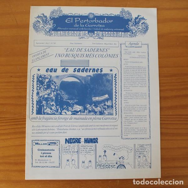 Sammeln von Zeitschriften und Zeitungen: EL PERTORBADOR DE LA GARROTXA 4, 14 JULIOL 1988. SUPLEMENT SATIRIC HUMORISTIC OLOT