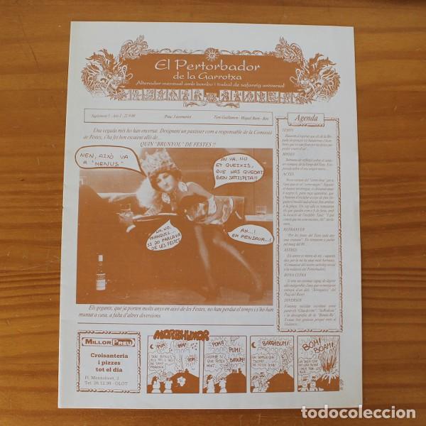 Sammeln von Zeitschriften und Zeitungen: EL PERTORBADOR DE LA GARROTXA 5, 22 SETEMBRE 1988. SUPLEMENT SATIRIC HUMORISTIC OLOT