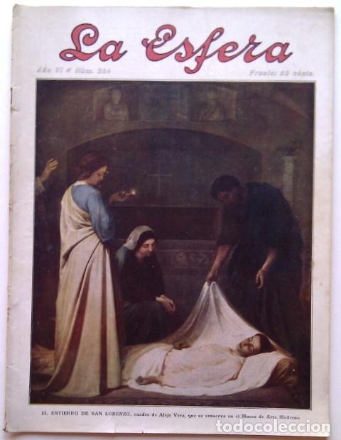 Collezionismo di Riviste e Giornali: La Esfera. Ilustraci&oacute;n Mundial. 7 de Junio de 1919, n.&ordm; 284. Orignal de &eacute;poca.