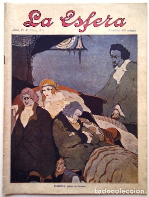 Collezionismo di Riviste e Giornali: La Esfera. Ilustraci&oacute;n Mundial. 8 de Marzo de 1919, n.&ordm; 271. Orignal de &eacute;poca.