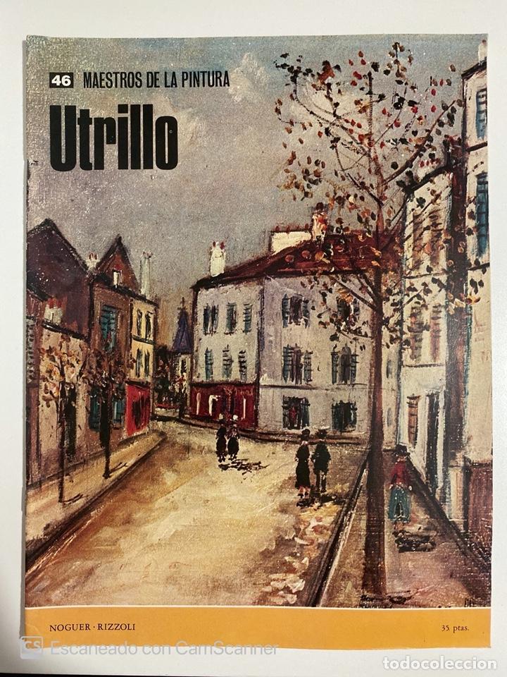 Coleccionismo de revistas y peri&oacute;dicos: MAESTROS DE LA PINTURA. 49. UTRILLO. NOGUER-RIZZOLI.BARCELONA, 1973.