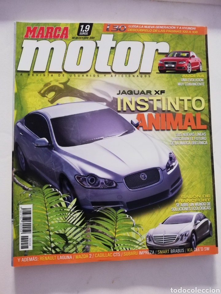 Coleccionismo de Revistas y Peri&oacute;dicos: Revista Marca Motor n&uacute;mero 48 - Octubre 2007 - Jaguar XF