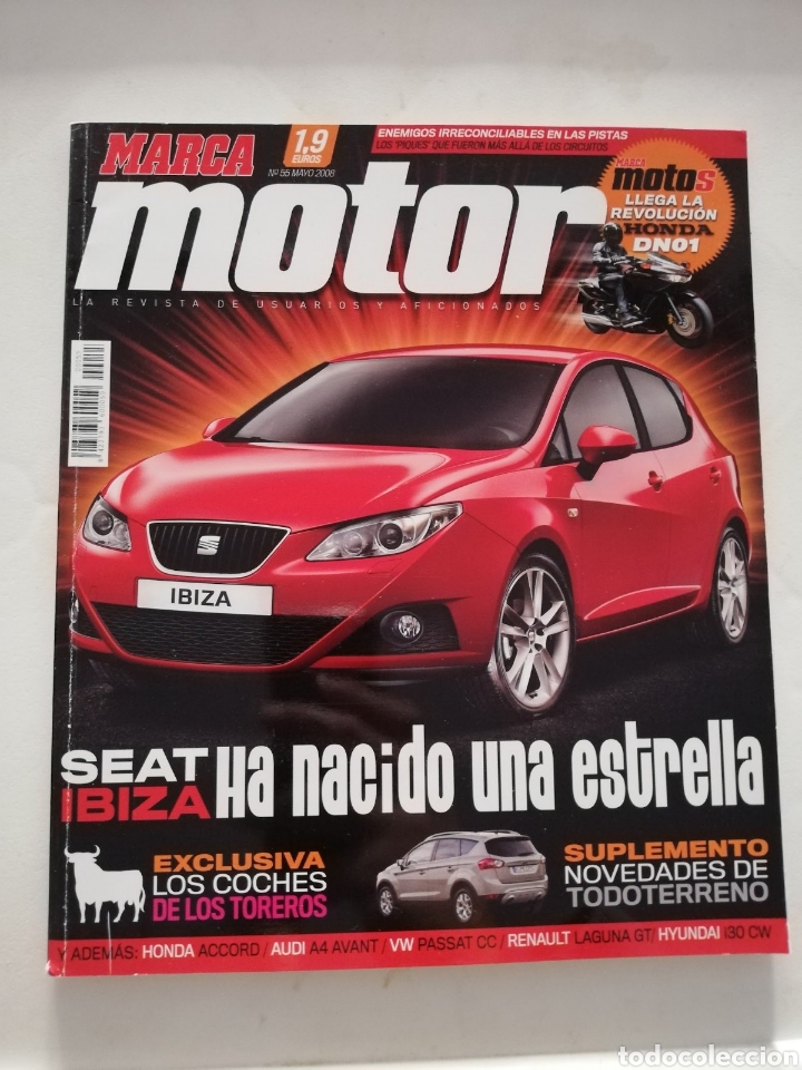 Coleccionismo de revistas y peri&oacute;dicos: Revista Marca Motor n&uacute;mero 55 - Mayo 2008 - Seat Ibiza