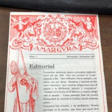 Coleccionismo de Revistas y Periódicos: BOLETIN NUM. 7 HERMANDAD AMARGURA SEMANA SANTA SEVILLA - NOVIEMBRE DICIEMBRE 1977. Lote 212579343