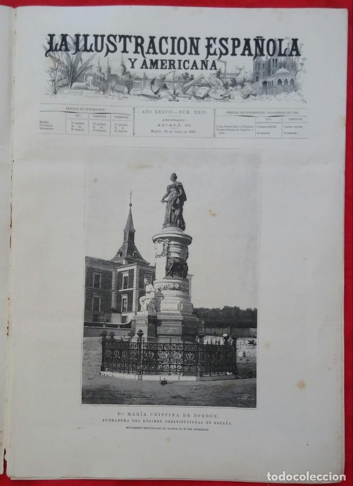 Coleccionismo de revistas y peri&oacute;dicos: ILU. ESPA&Ntilde;OLA Y AMER. - 1893 - MADRID, Expo.Hist.Natural y Etno. - CHIGAGO -TOMO 1893~1&ordm; (Tapa~indic