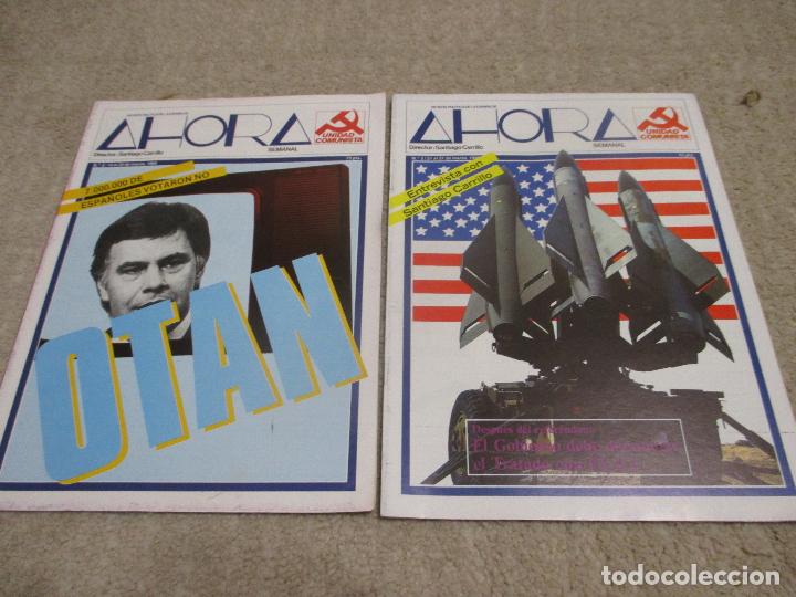 Collection Magazines and Newspapers: Revista Ahora n&ordm; 2 y 3. Unidad Comunista, director Santiago Carrillo, 1986