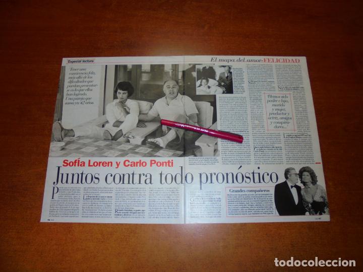 Collection Magazines and Newspapers: CLIPPING 1999: SOF&Iacute;A LOREN Y CARLO PONTI.