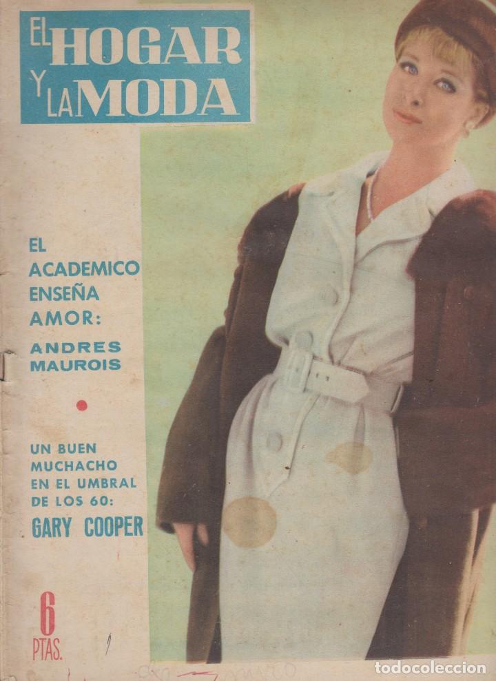 Collezionismo di Riviste e Giornali: el hogar y la moda - N&ordm; 1385 - 5 enero 1960 GARY COOPER