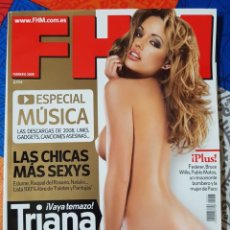 Coleccionismo de Revistas y Periódicos: FHM CON TRIANA IGLESIAS, ROGER FEDERER, LISA SNOWDON, LA EXCEPCIÓN, ETC. Lote 212779281