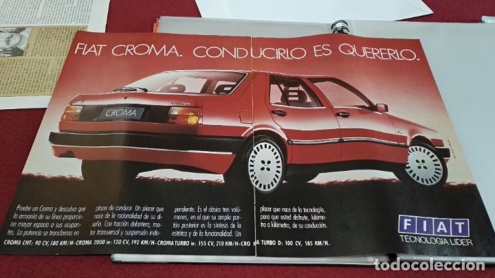 Coleccionismo de Revistas y Peri&oacute;dicos: PUBLICIDAD HOJA X2 REVISTA A4 ( AUTOMOVIL FIAT CROMA )