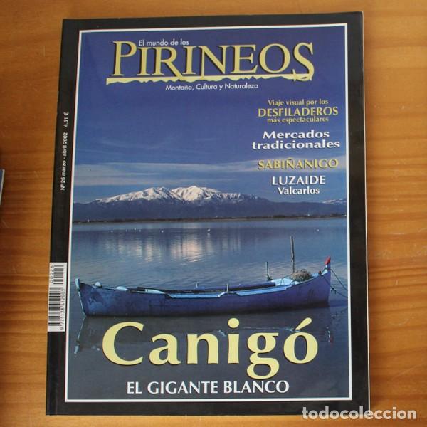 Collectionnisme de Revues et Journaux: EL MUNDO DE LOS PIRINEOS 26 MARZO-ABRIL 2002. SABI&Ntilde;ANIGO, LUZAIDE, CANIGO, DESFILADEROS...