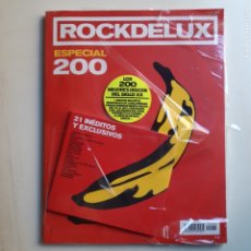 Coleccionismo de Revistas y Periódicos: ROCKDELUX ESPECIAL 200. LOS 200 MEJORES DISCOS DEL SIGLO XX. CON CD 21 INÉDITOS. PRECINDADO. Lote 212857325