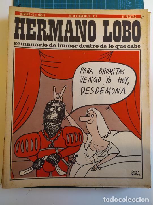 Coleccionismo de Revistas y Peri&oacute;dicos: REVISTA HERMANO LOBO N&ordm; 42 A&Ntilde;O 2 24 FEBRERO 1973 15 PESETAS