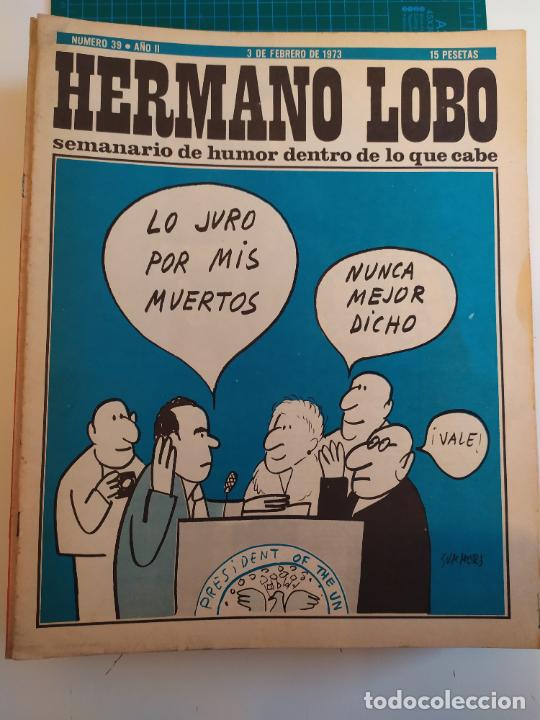Coleccionismo de revistas y peri&oacute;dicos: REVISTA HERMANO LOBO N&ordm; 39 A&Ntilde;O 2 3 FEBRERO 1973. 15 PESETAS