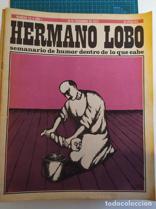 Coleccionismo de revistas y peri&oacute;dicos: REVISTA HERMANO LOBO N&ordm; 32 A&Ntilde;O 1 16 DICIEMBRE 1973. 15 PESETAS