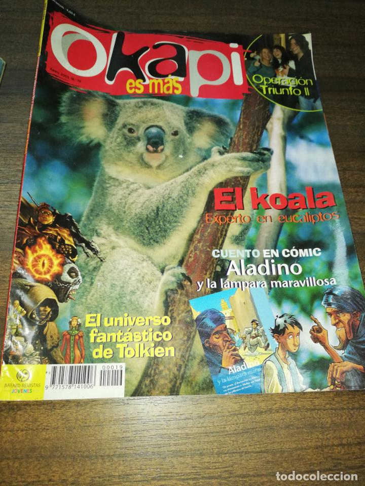 Collezionismo di Riviste e Giornali: REVISTA MENSUAL. OKAPI ES MAS. 2003. N&ordm; 19.OPERACION TRIUNFO II. EL KOALA.