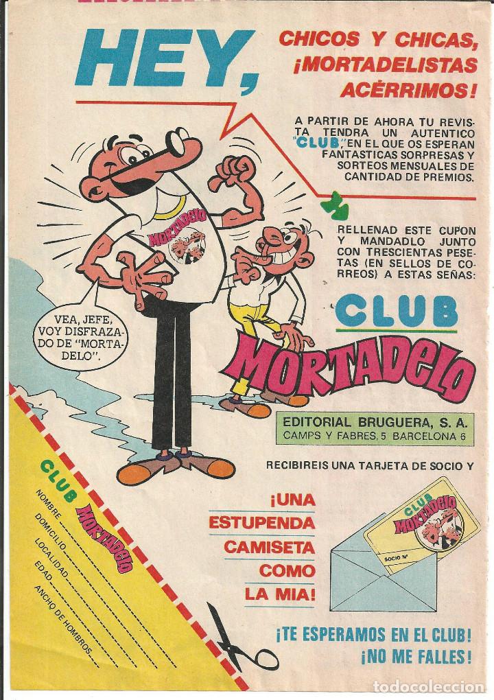 Coleccionismo de Revistas y Peri&oacute;dicos: ANUNCIO *CLUB MORTADELO* CONSIGUE LA ESTUPENDA CAMISETA