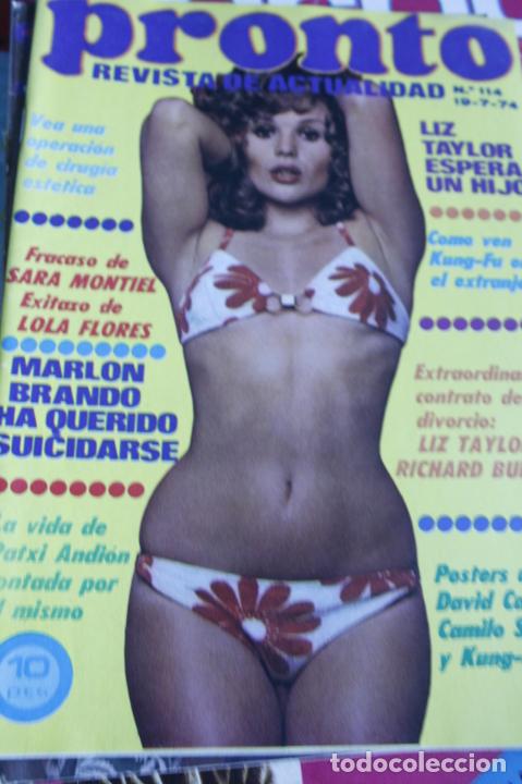 Coleccionismo de revistas y peri&oacute;dicos: CAMILO SESTO SARA MONTIEL LOLA FLORES PATXI ANDION GIGLIOLA CINQUETTI DAVID CASSIDY 1974