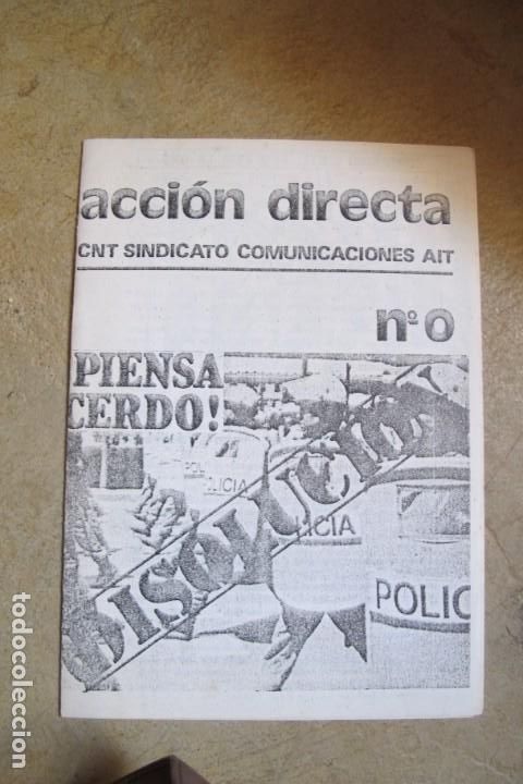 Coleccionismo de Revistas y Peri&oacute;dicos: ACCION DIRECTA CNT SINDICATO COMUNICACIONES AIT N&ordm; 0 PANFLETO ANARQUISTA