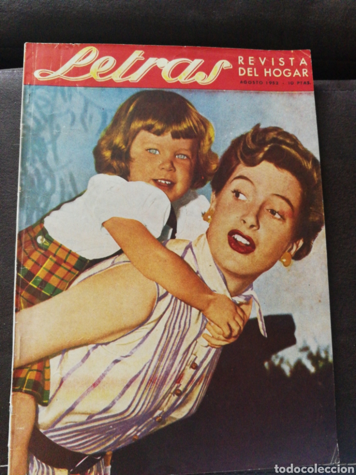 Collezionismo di Riviste e Giornali: A&Ntilde;O 1952,ESTILO PIN-UP. REVISTA LETRAS. PRECIOSA PUBLICIDAD, MUY ILUSTRADA