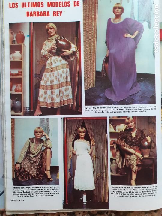 Coleccionismo de revistas y peri&oacute;dicos: barbara rey