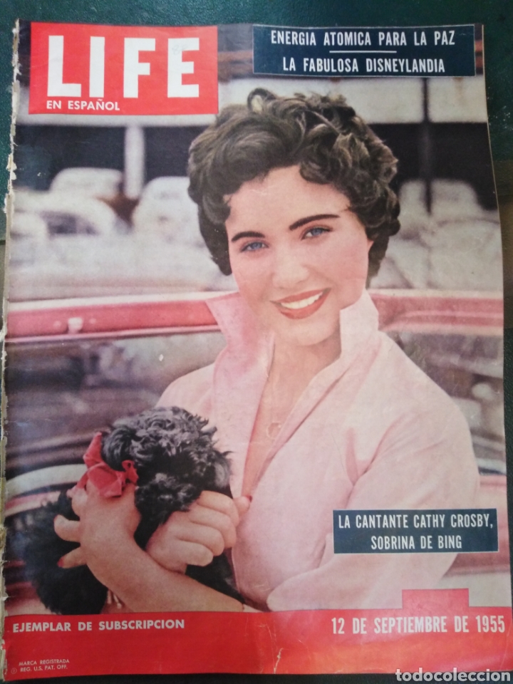 Coleccionismo de Revistas y Peri&oacute;dicos: LIFE EN ESPA&Ntilde;OL-12 AGOSTO 1955-V 6-N&deg;6-PUBLICIDAD,COCA-COLA,COCHES