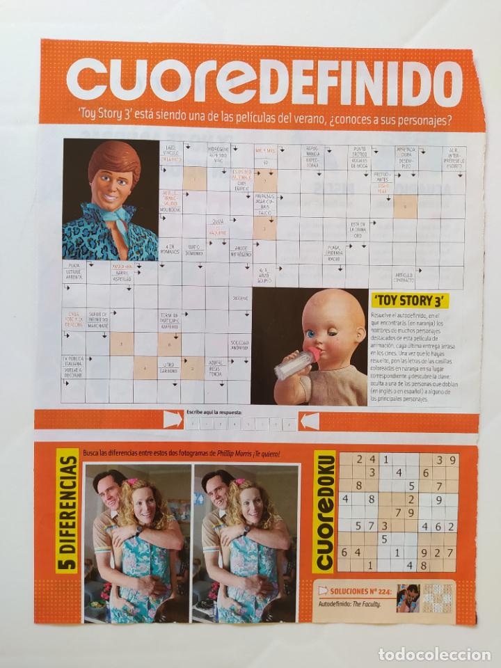 Coleccionismo de Revistas y Peri&oacute;dicos: JIM CARREY+LESLIE MANN+ESTHER CA&Ntilde;ADAS+JOHN HURT+MILEY CYRUS+CRISTIANO RONALDO+PASATIEMPOS /RECORTE